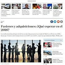 Fusiones y adquisiciones: Qu esperar en el 2018?